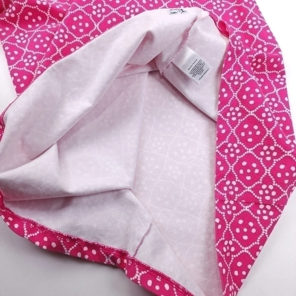Vineyard Vines Pink White Teen Girls Dress Sz 16 ( XL )